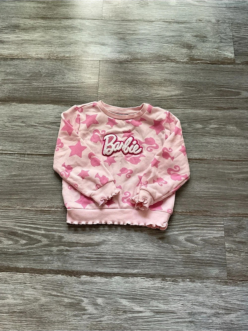 Barbie Pink Long Sleeve Sweatshirt